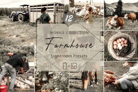 Download 12 Mobile Lightroom Presets, Farmhouse - Lightroom Collection