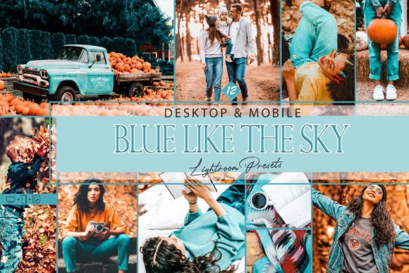 Download 12 Blue Like the Sky Lightroom Presets - Lightroom Collection