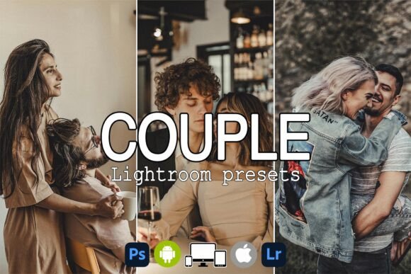 Download 7 Aesthetic Couple Lightroom Presets - Lightroom Collection