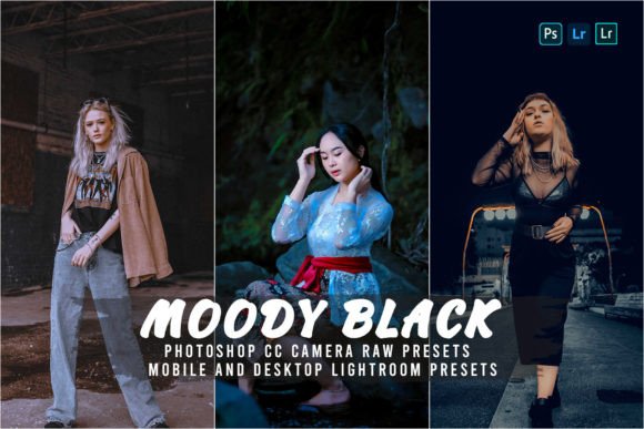 Download 15 Moody Black Lightroom Presets - Lightroom Collection